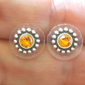 Two pairs of Brighton stud earrings